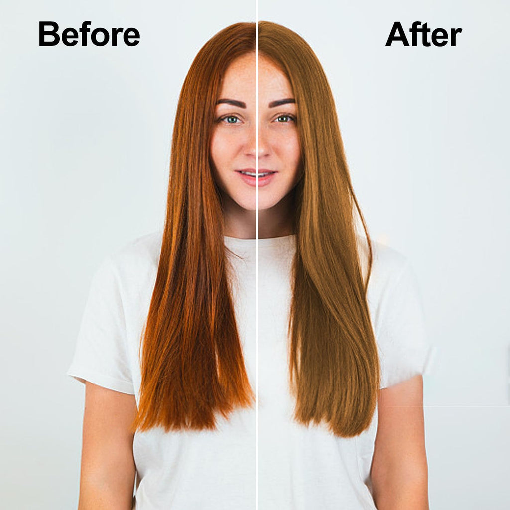 Agthyuve Hair Dye Shampoo 3 in 1 – Blonde Brown Semi-Permanent Color, 16.9 oz