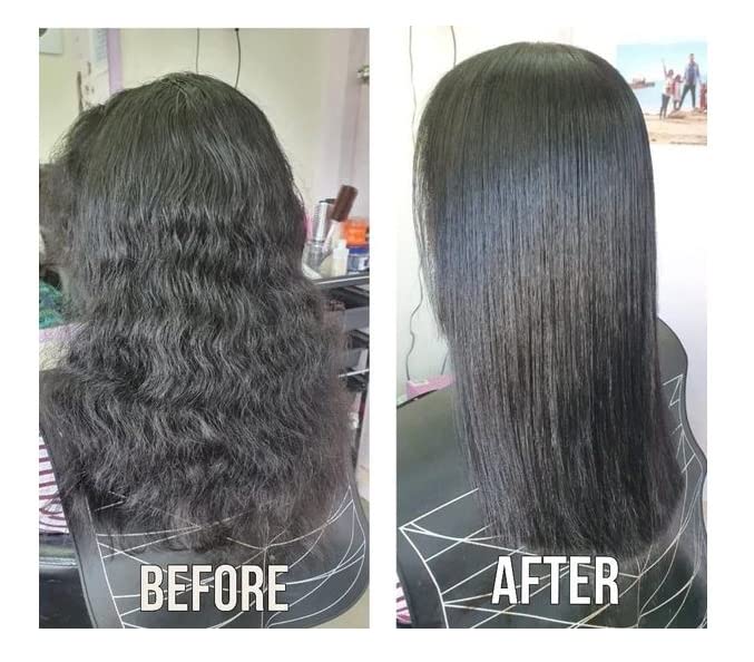 Ahglow XL Hair Straightening & Rebonding Set with Keratin Relaxer – Complete System