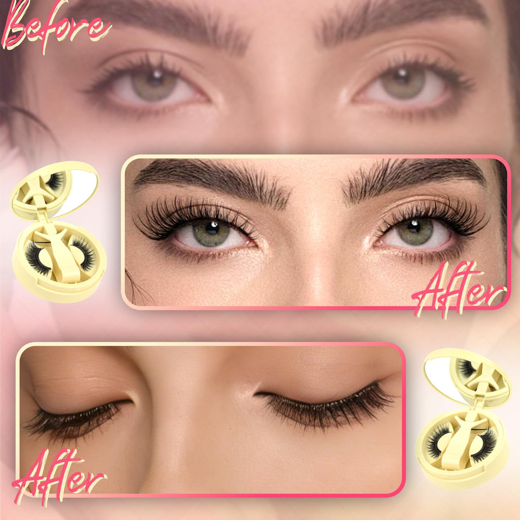Ahrikiss Magnetic Eyelashes | 1 Pair Reusable Cat Eye Lash Kit (M02)