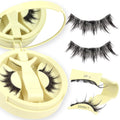 Ahrikiss Magnetic Eyelashes – 1 Pair Reusable Lashes with Applicator | No Glue Needed