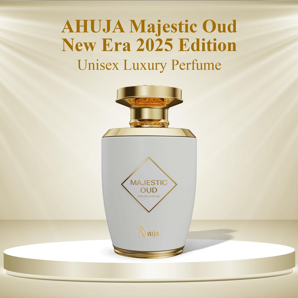 AHUJA Majestic Oud Eau De Parfum 3.4 fl oz | Unisex Luxury Fragrance
