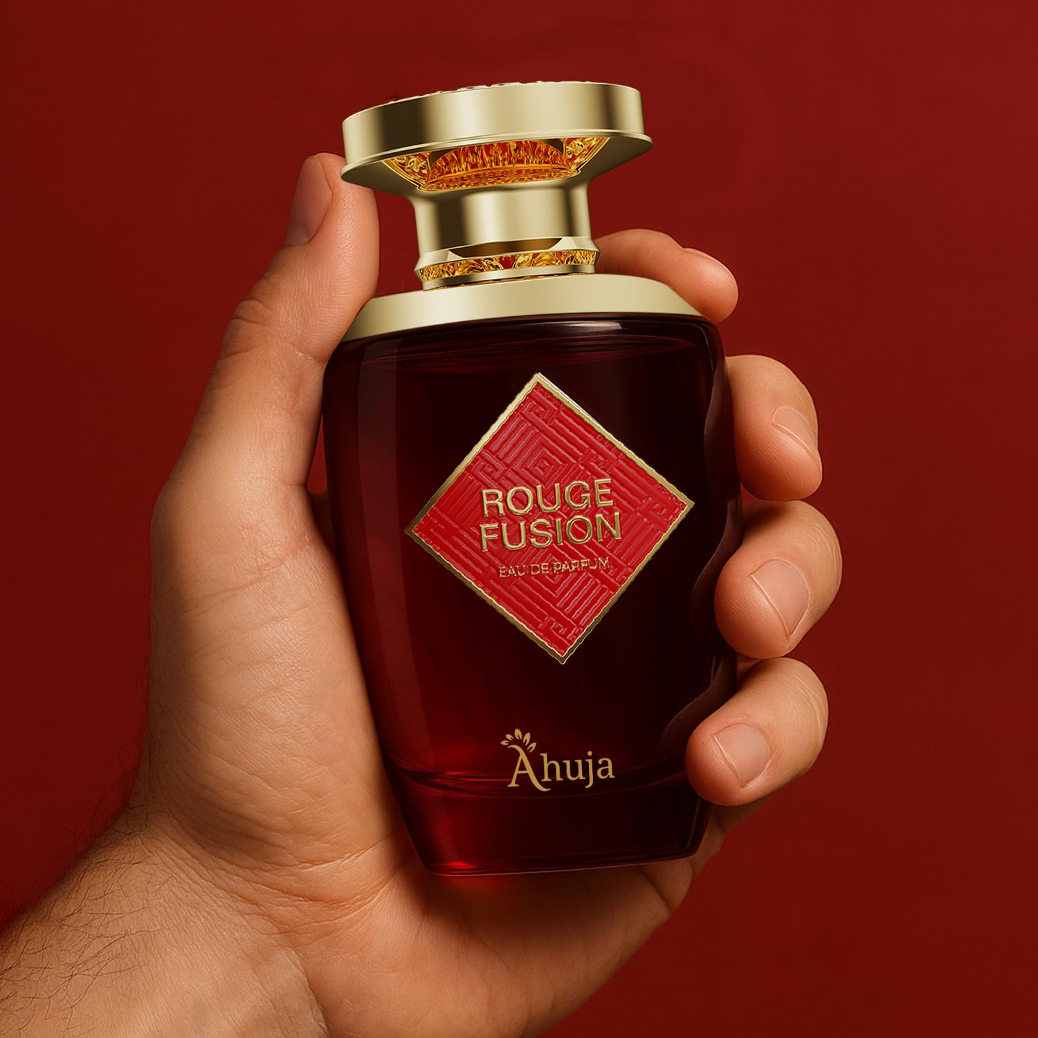 AHUJA Rouge Fusion Unisex EDP | Bold Citrus, Rose & Vanilla