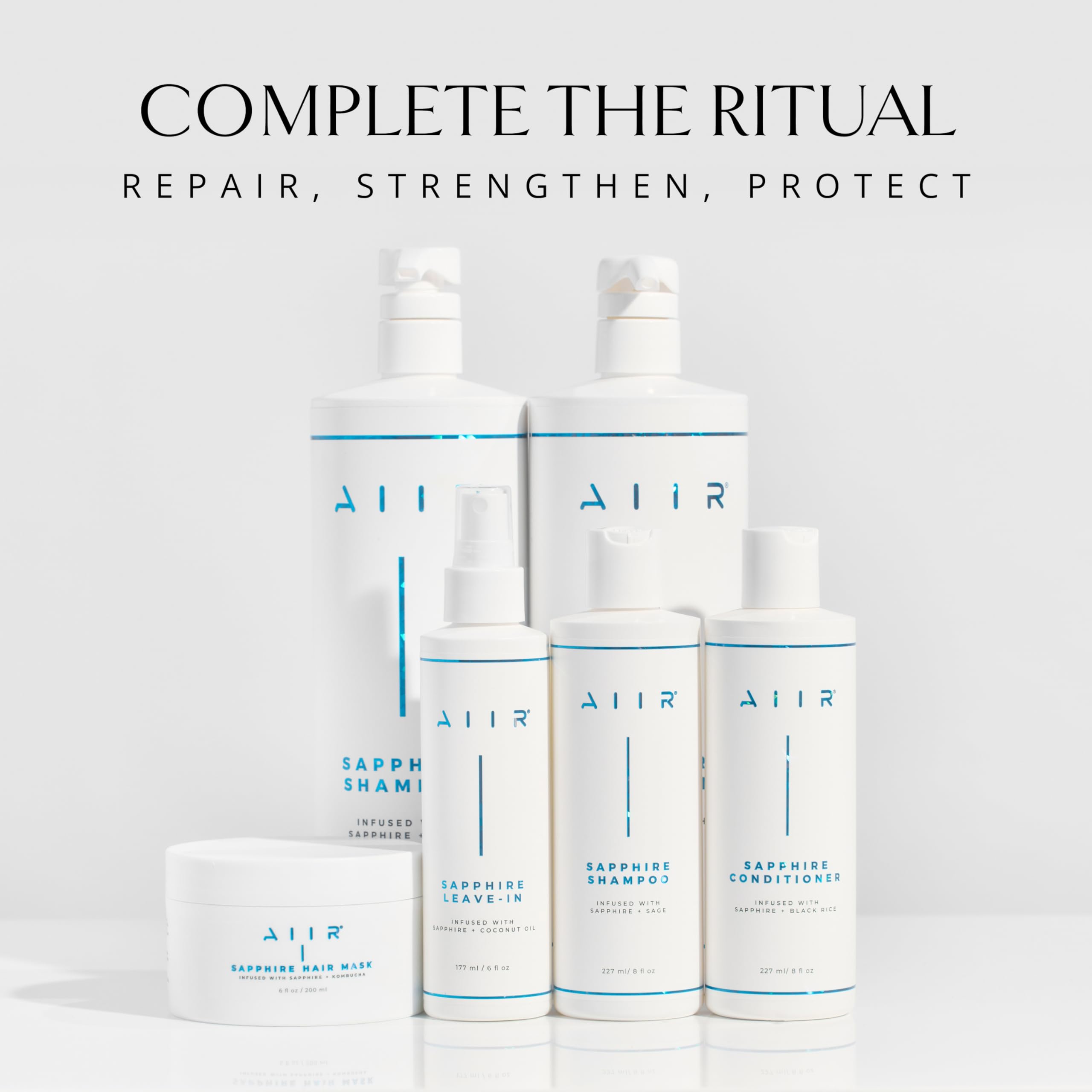 AIIR Sapphire Shampoo & Conditioner – Shine, Strength & Color-Safe Hydration