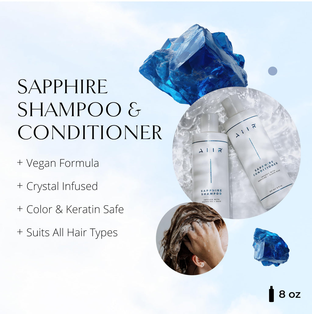 AIIR Sapphire Shampoo & Conditioner – Shine, Strength & Color-Safe Hydration
