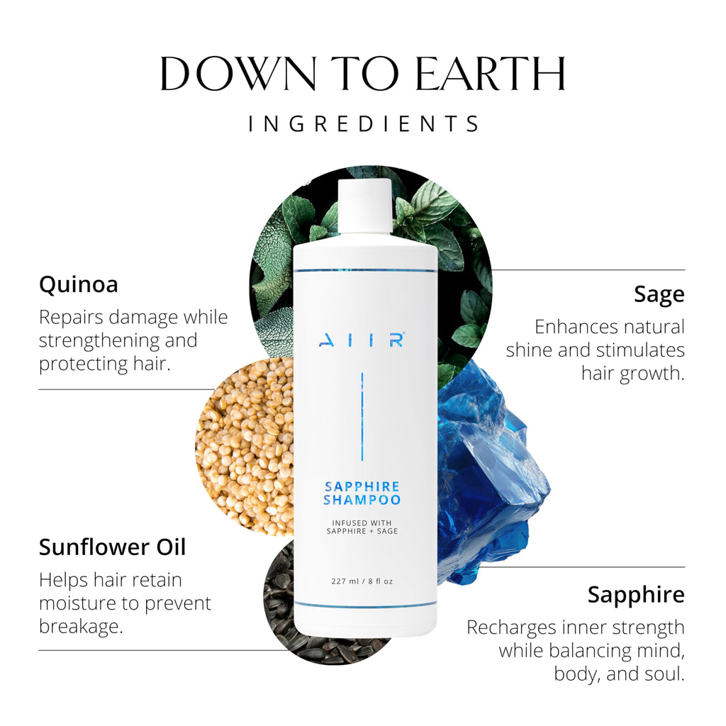 AIIR Sapphire Shampoo & Conditioner – Shine, Strength & Color-Safe Hydration