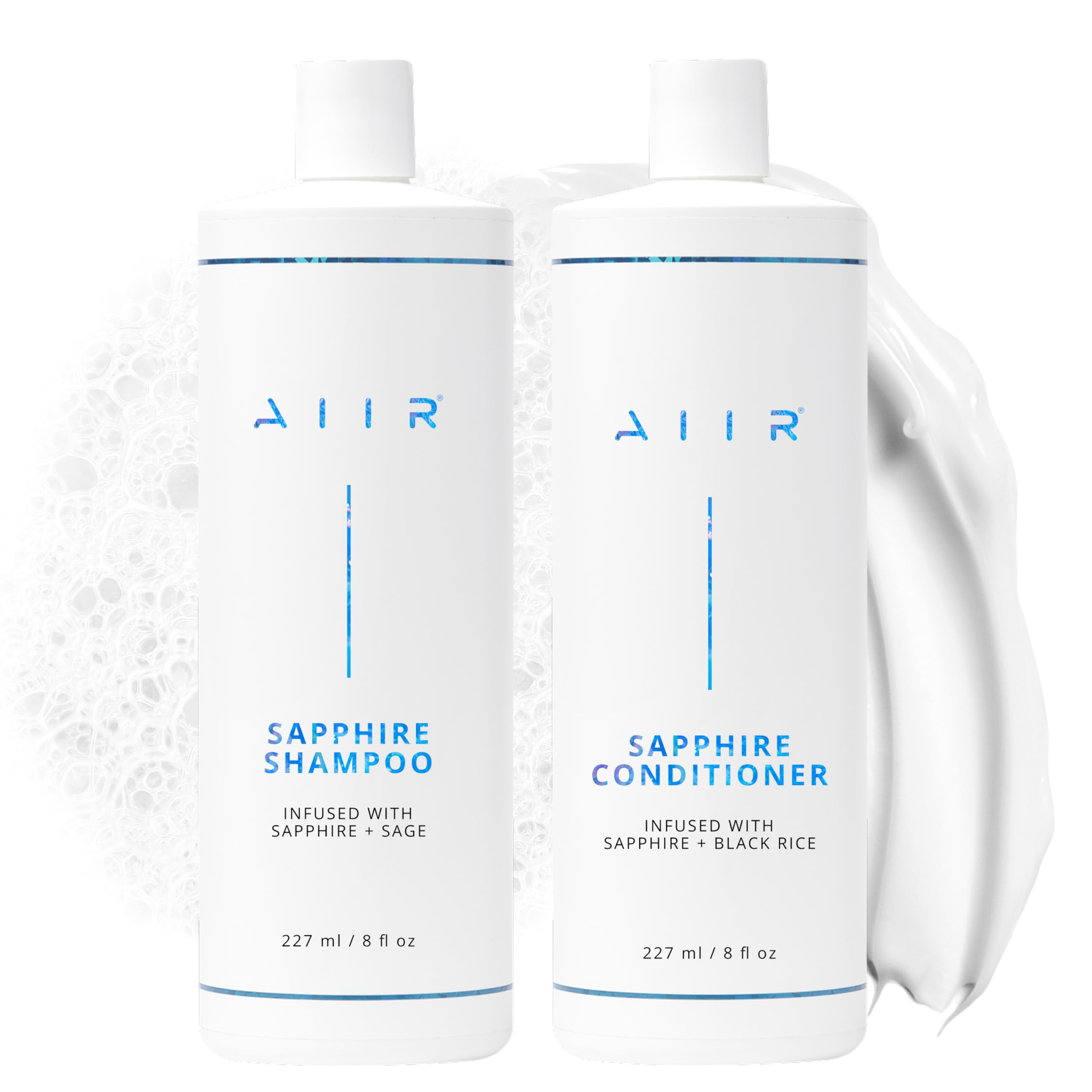 AIIR Sapphire Shampoo & Conditioner – Shine, Strength & Color-Safe Hydration