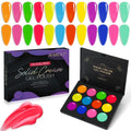 AIMEILI Hema Free Solid Gel Nail Polish – 12 Colors, UV/LED Cure