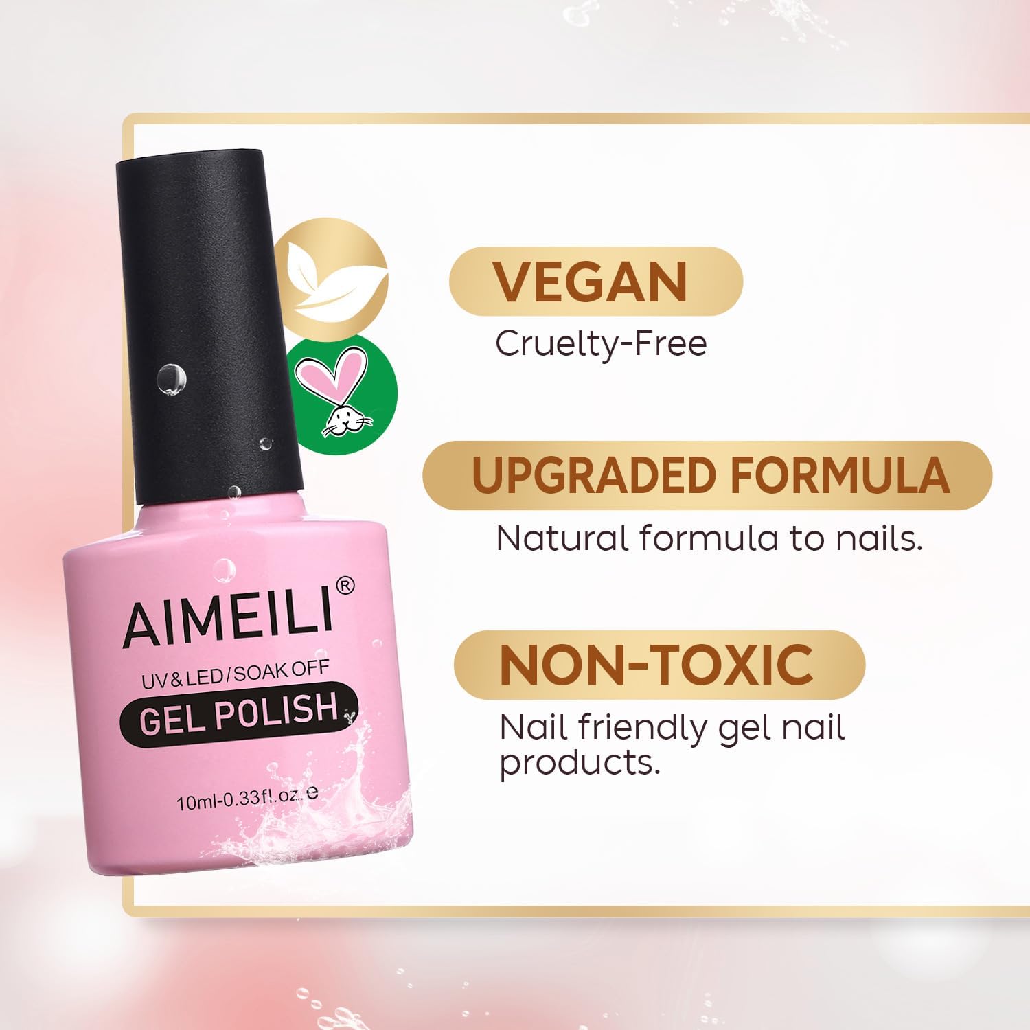 AIMEILI Cat Eye Gel Nail Polish Kit – 6x10ml, HEMA-Free, Vegan & Cruelty-Free