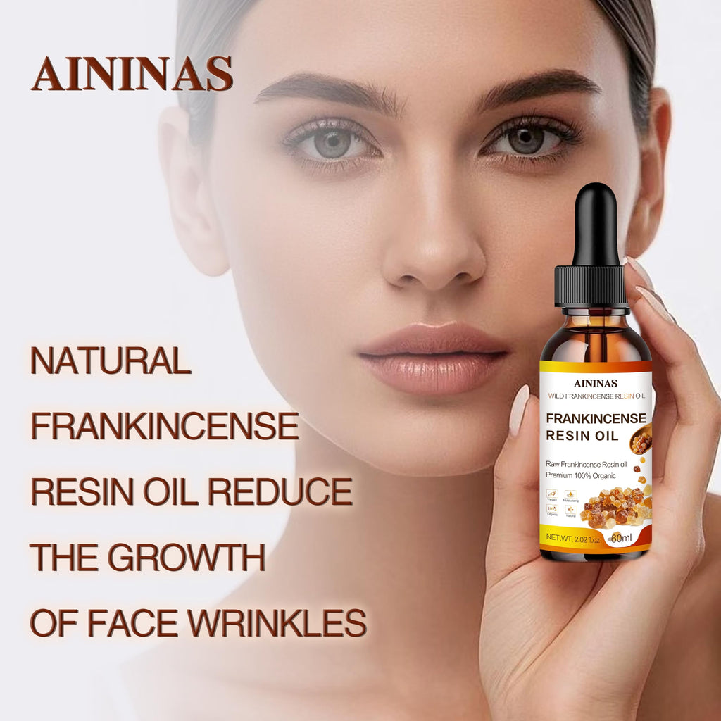 AININAS Organic Frankincense Resin Facial Oil – Deep Hydration & Anti-Aging (2 oz)
