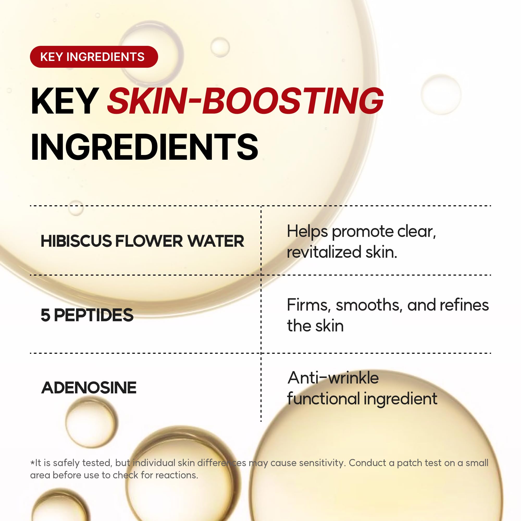 AINOHEA Chaom Hibiscus Conditioning Essence | Hydrating First-Step Toner with Peptide Complex