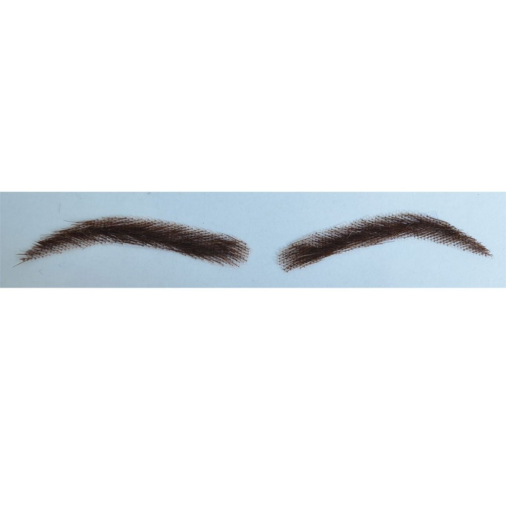 AIRAO Swiss Lace Base Eyebrows – 1 Pair, Style 3#3 (Darker Brown)