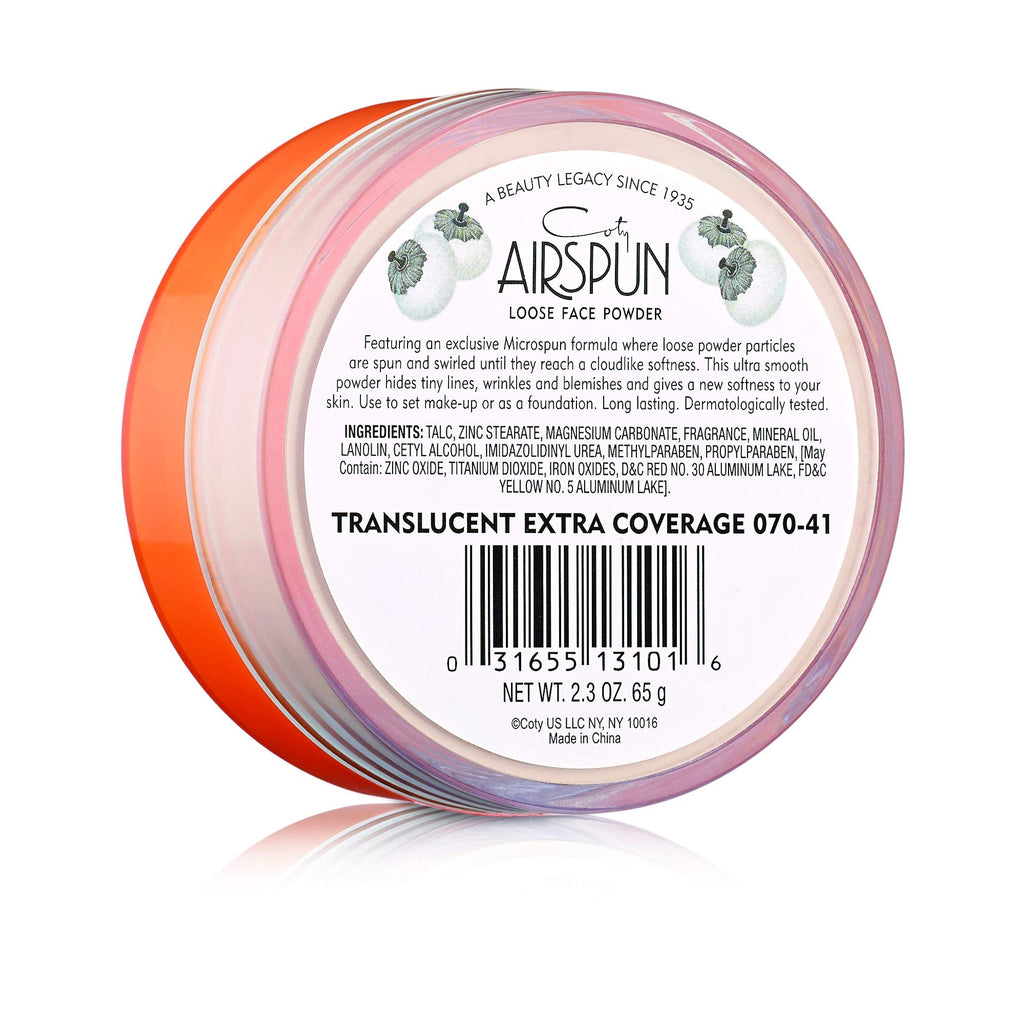 Airspun Translucent Loose Face Powder — Pack of 2 | Lightweight Setting & Coverage