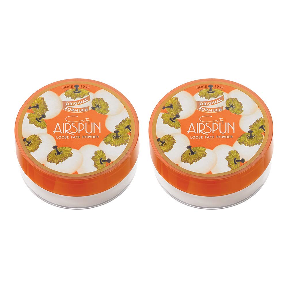 Airspun Translucent Loose Face Powder — Pack of 2 | Lightweight Setting & Coverage