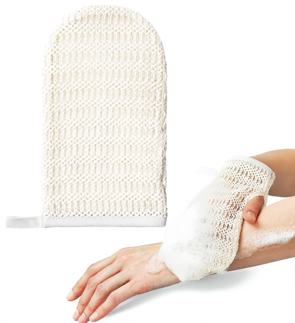 aisen Japan Silk Sericin Bath Mitt – Gentle, Exfoliating Silk Glove