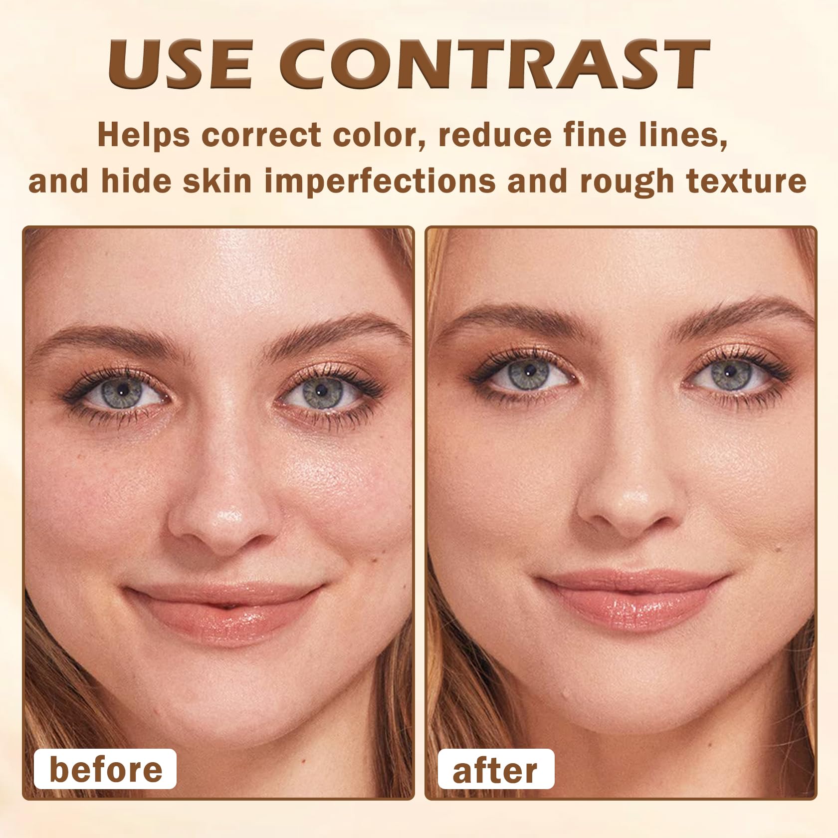 AIUEO Airbrush Foundation Spray for Mature Skin – Lightweight Full Coverage, Natural Matte Finish, Shade 05 Light