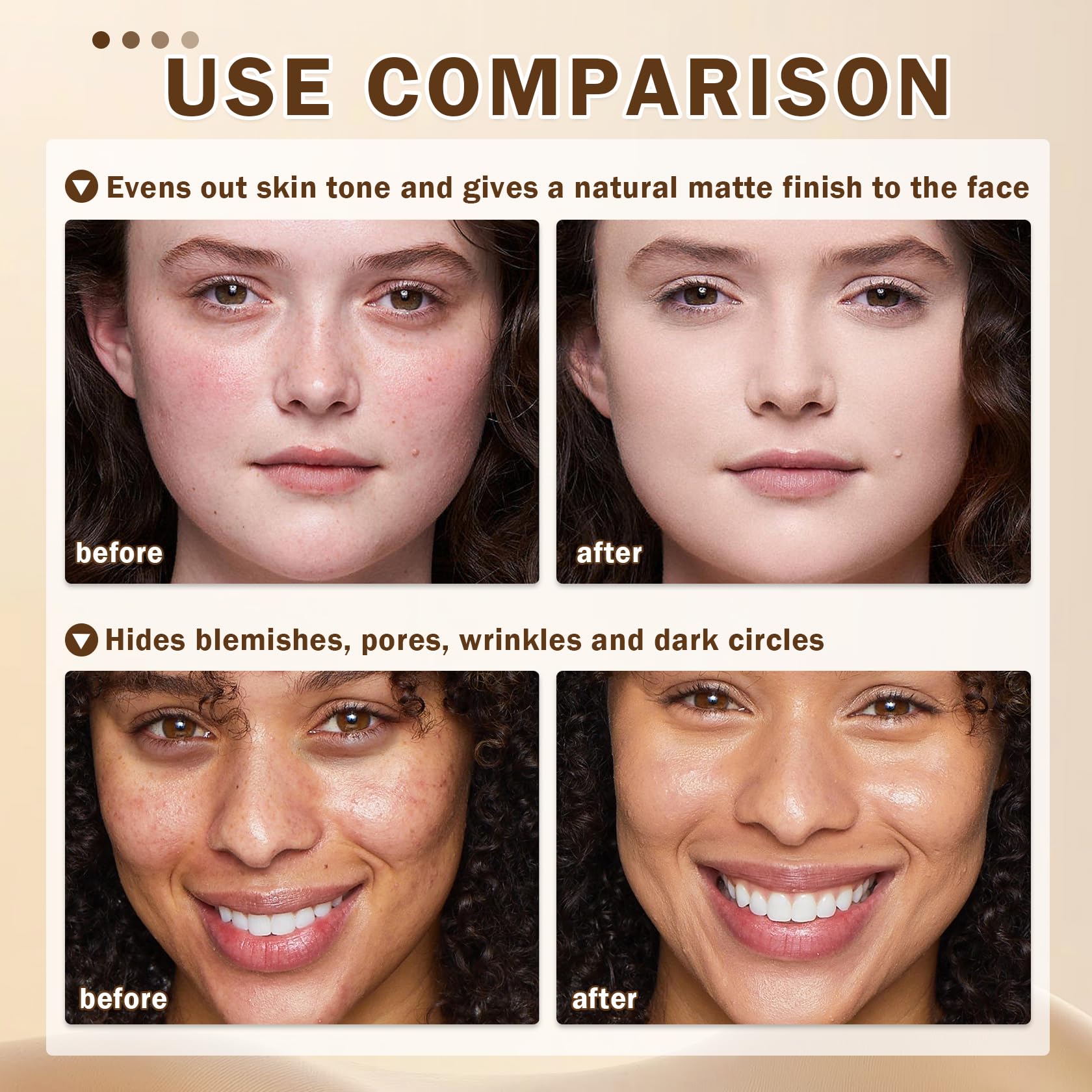 AIUEO Airbrush Foundation & Primer Kit – Silky, Long-Lasting Nude 03