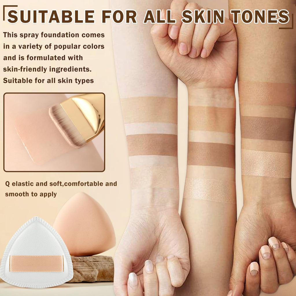 AIUEO Airbrush Foundation Spray – Full Coverage Primer (Beige 02)