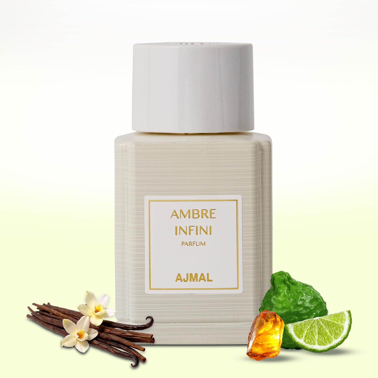 Ajmal Oud Marquis Ambre Infini EDP – Unisex Amber Woody, Made in France