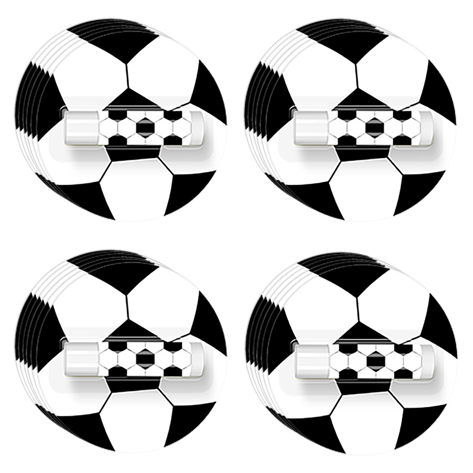 AKAIXI 24-Pack Soccer Lip Balm – Beeswax Moisturizing Vanilla Lip Balm for Teams & Fans