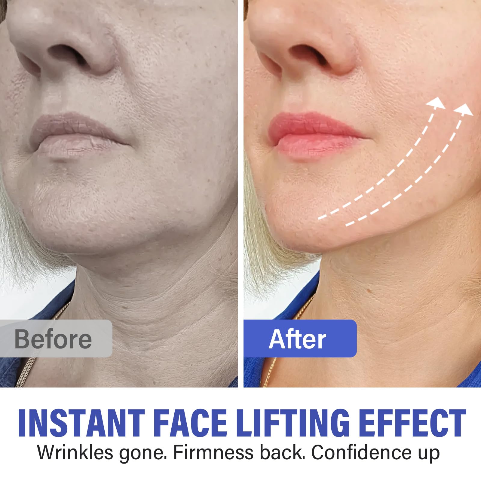 AKQBPN Instant Face Lift Serum — Quick Firming & Skin Tightening, 1 Fl Oz