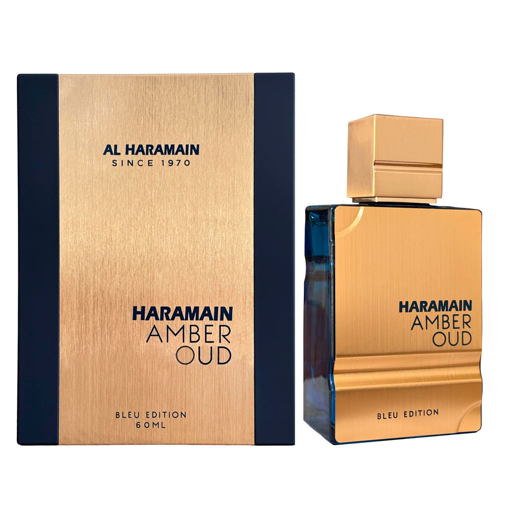 Al Haramain Amber Oud Blue Edition for Men Eau de Parfum Spray - Long Lasting Fragrance with Amber and Sandalwood, 60ml