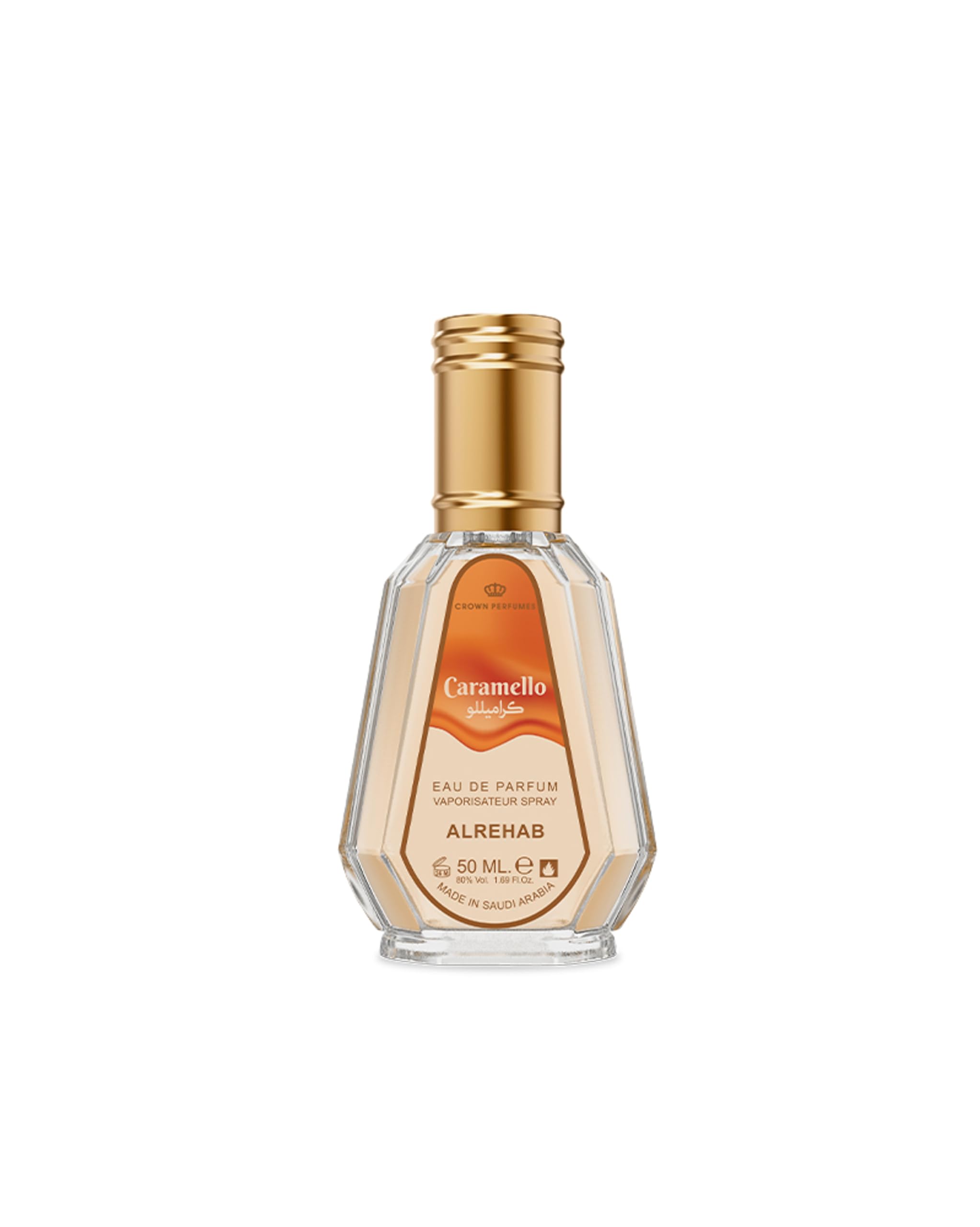 Al-Rehab Caramello Eau de Parfum Spray 50 ml – Long-Lasting Unisex Fragrance
