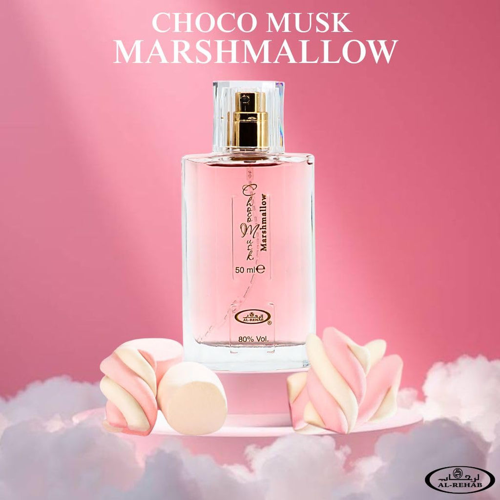 Al-Rehab Choco Musk Bundle - 3×50ml EDPs (Original, Marshmallow & Pistachio)