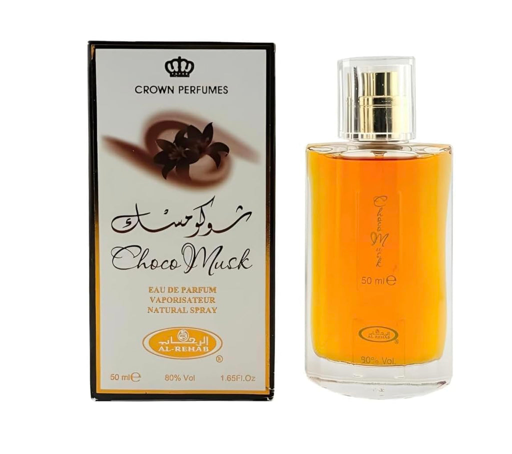 Al Rehab Choco Musk 2-Piece Set – 1.7 oz EDP + 6 ml Rollerball