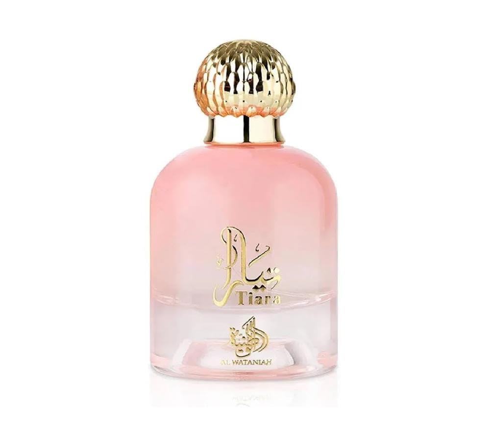 Al Wataniah Tiara Pink Eau de Parfum Spray 3.4 oz – Elegant Floral Fragrance