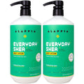 Alaffia Everyday Shea Eucalyptus Mint Body Lotion 2-Pack – Nourishing Moisturizer for Dry Skin
