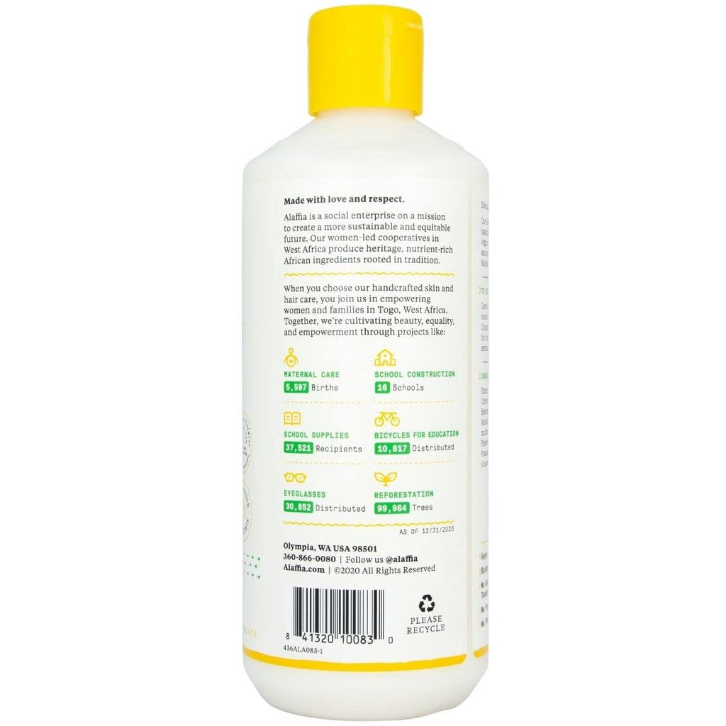 Alaffia Everyday Coconut Conditioner - 2 Pack for Wavy & Curly Hair | Virgin Coconut Oil, Ginger Extract, Vitamin E