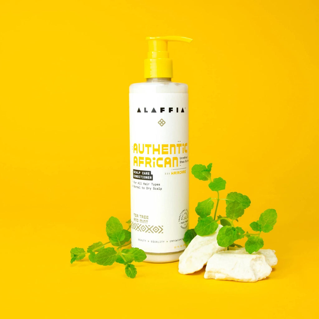 Alaffia Scalp Care Conditioner with Tea Tree & Mint – 12 oz