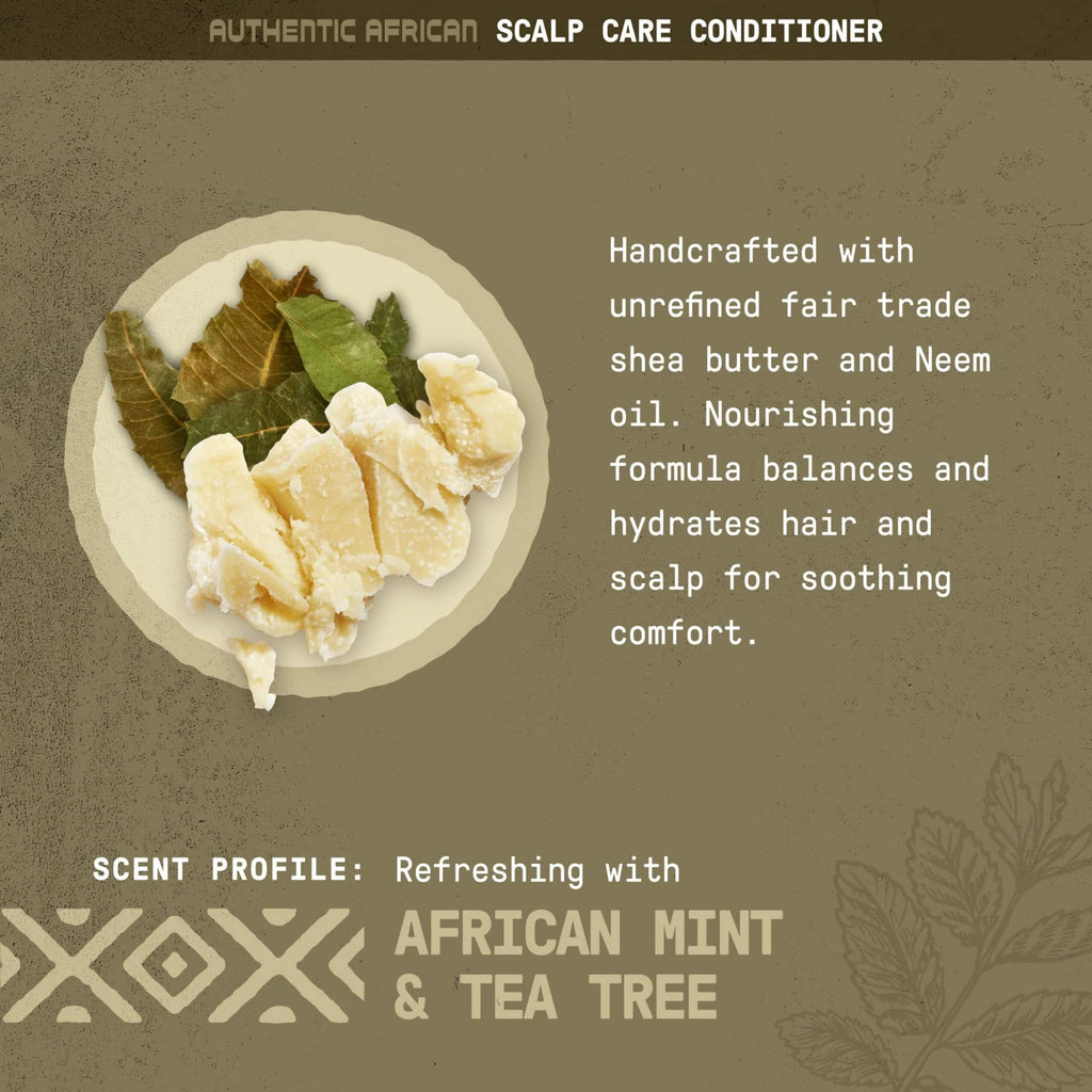 Alaffia Scalp Care Conditioner with Tea Tree & Mint – 12 oz