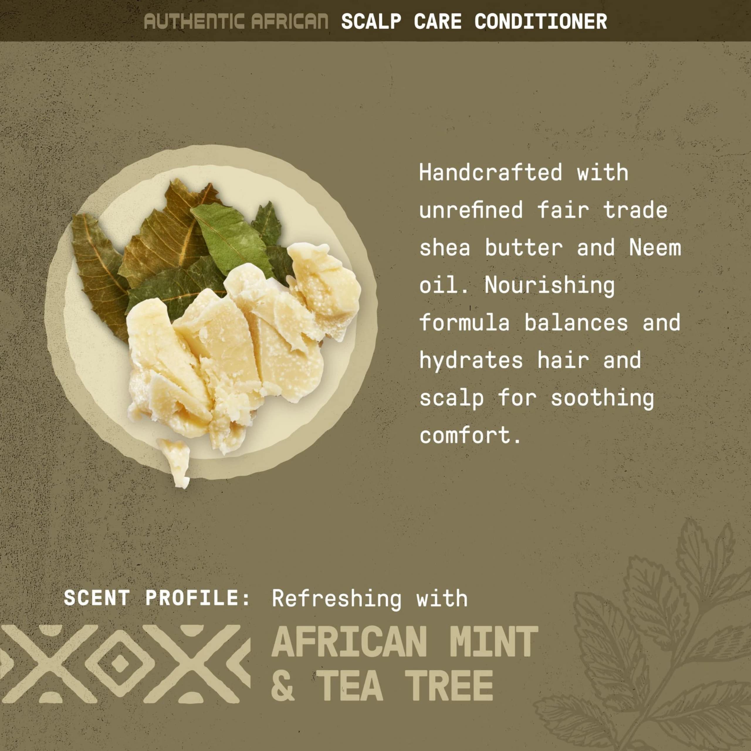 Alaffia Scalp Care Conditioner with Tea Tree & Mint – 12 oz
