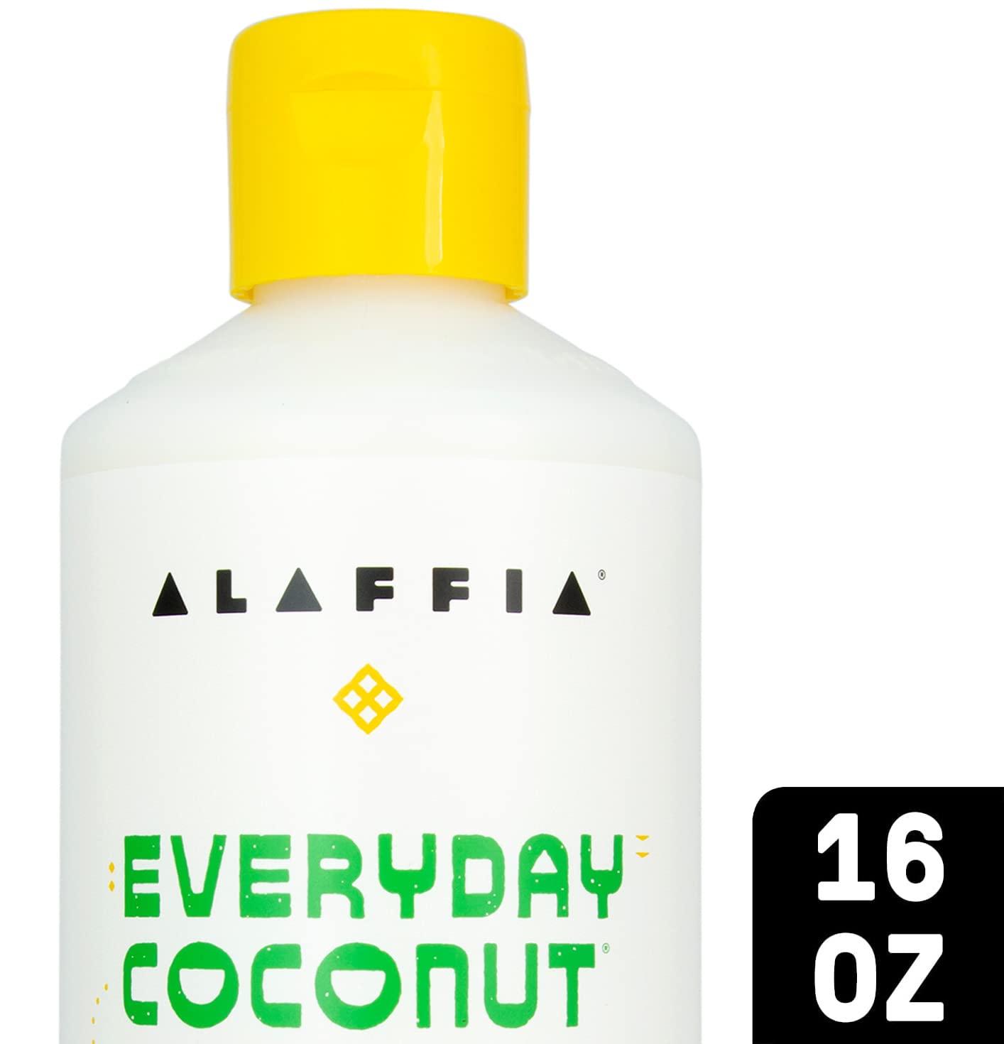 Alaffia Everyday Coconut Conditioner - 2 Pack for Wavy & Curly Hair | Virgin Coconut Oil, Ginger Extract, Vitamin E