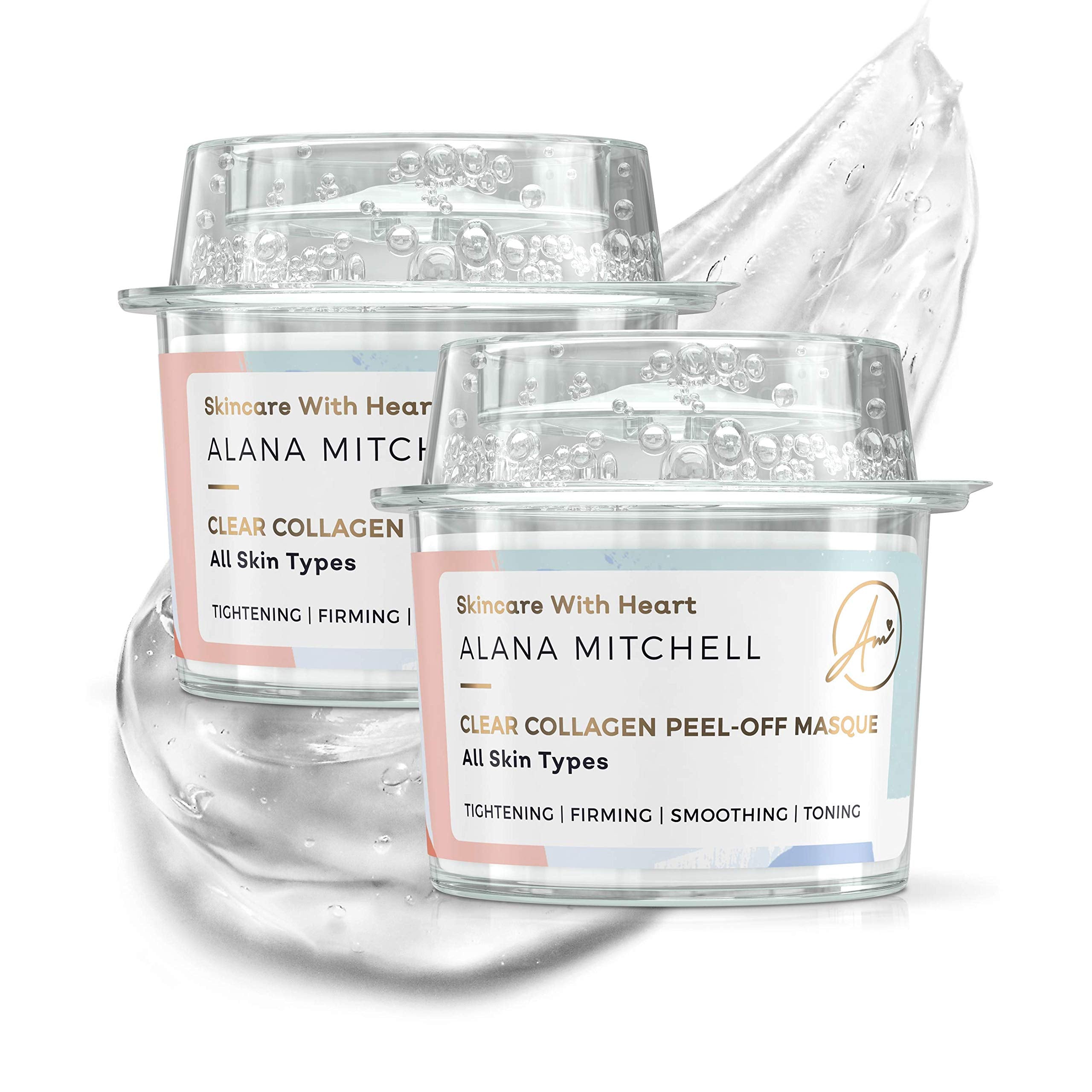 Alana Mitchell Anti Aging Peel-Off Collagen Mask – All Skin Types (Two Pack)