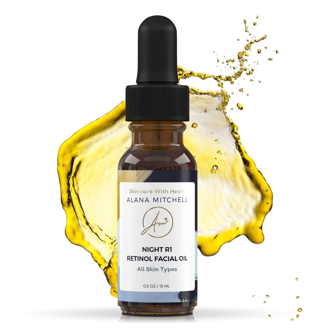 Alana Mitchell Retinol Serum for Face – Overnight Brightening & Anti-Aging Oil (15 ml)