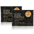 Alaska Glacial Cold-Process Mineral Clay Soap Bar – 2 Pack, Citrus Blend | Face, Body, Shave