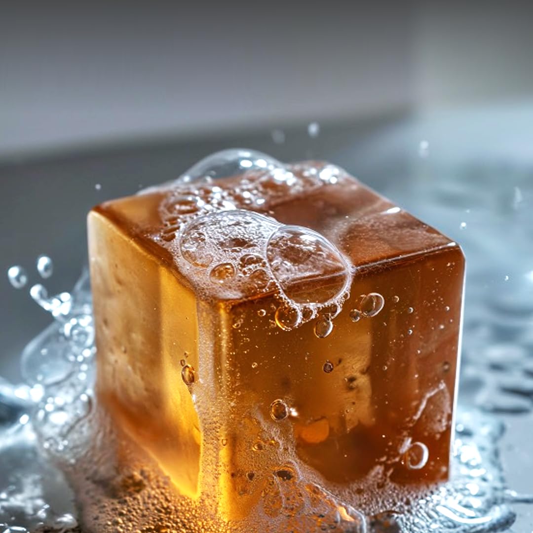 Alaskacube Deo Wood Shower Bar – 3-in-1 Luxury Sandalwood Body Wash, Shampoo & Deodorant
