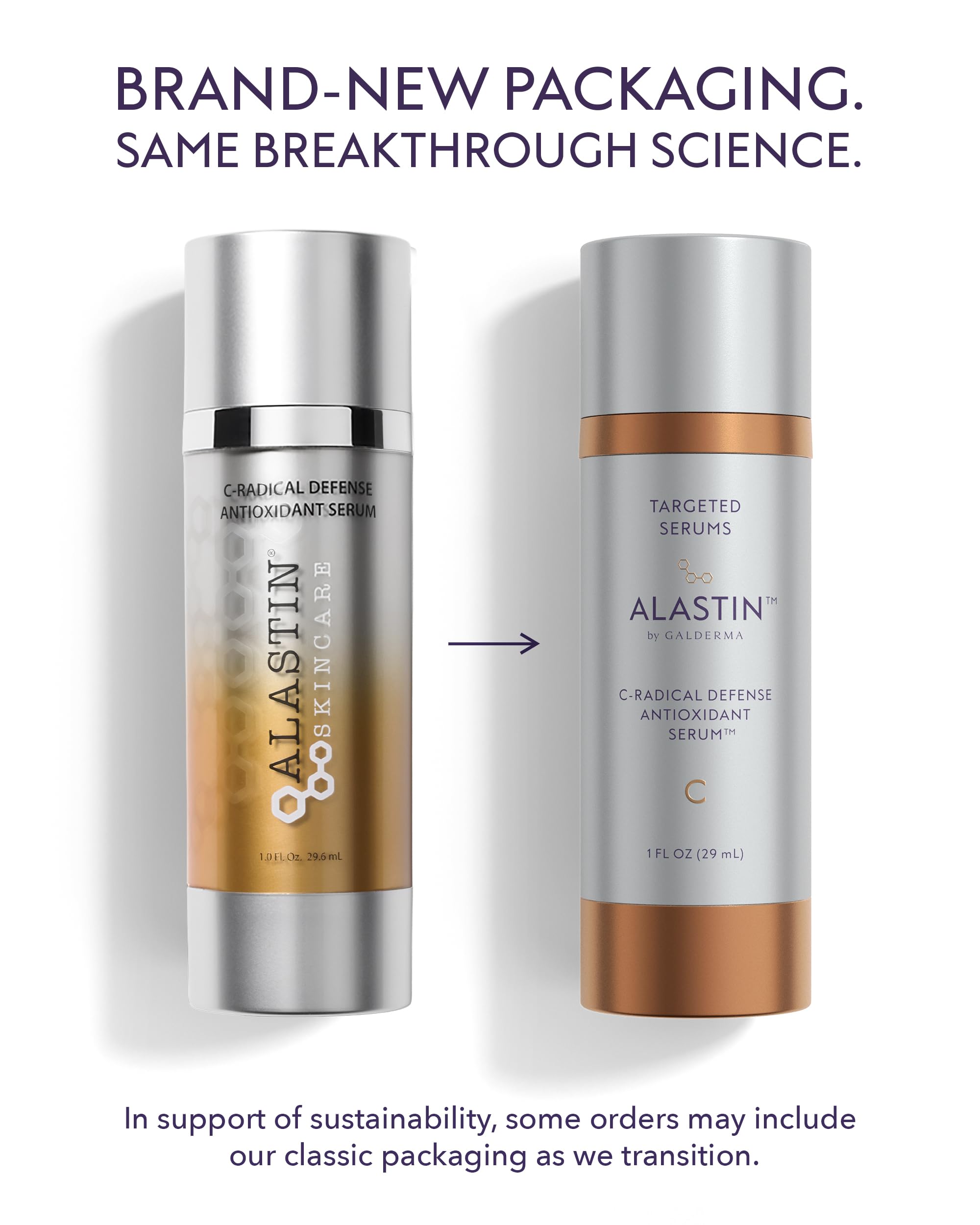 ALASTIN Skincare C-RADICAL Defense Face Serum (1 oz) | Hydrating Vitamin C Serum for Environmental Protection and Elastin Support