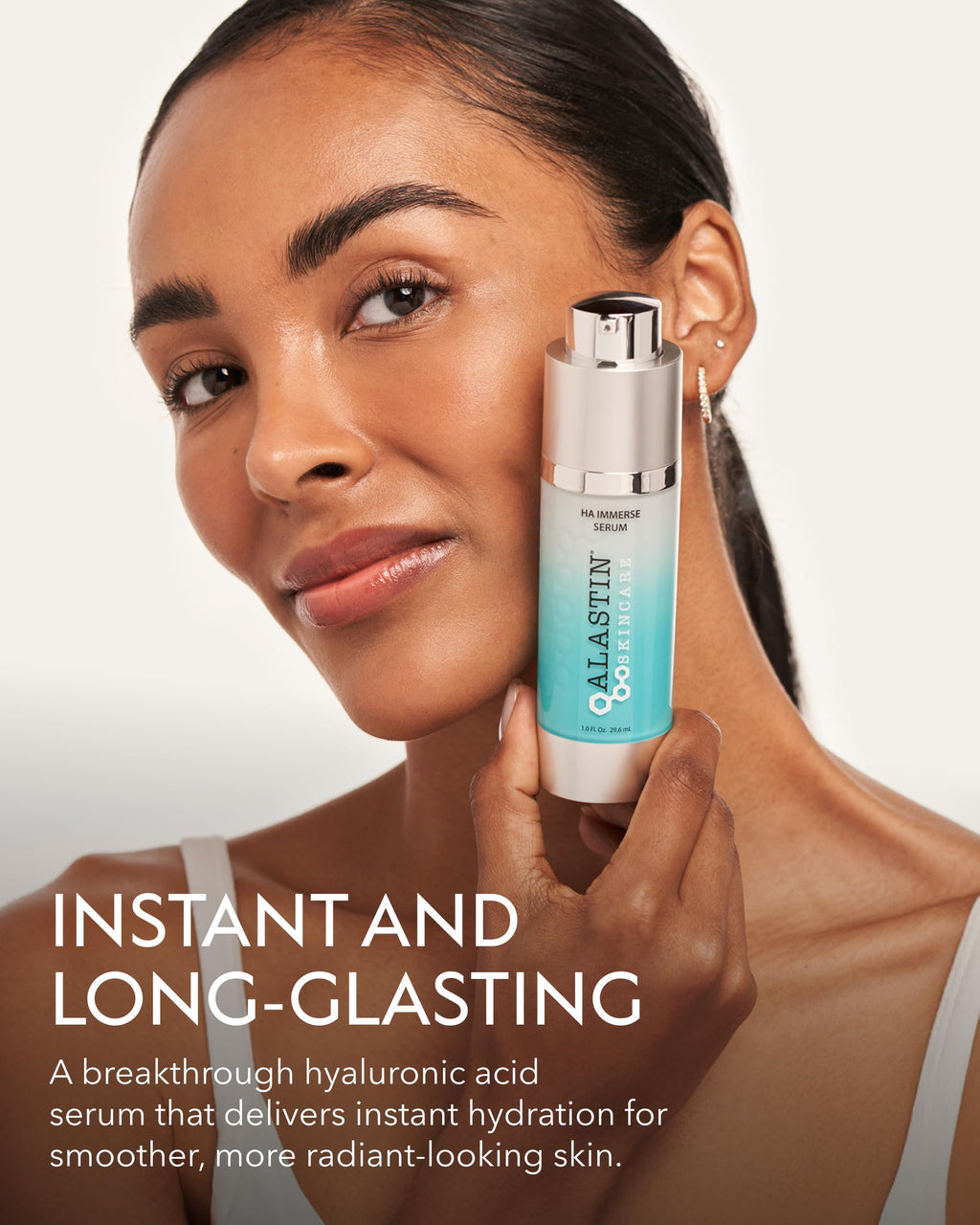 ALASTIN Skincare Hyaluronic Acid HA IMMERSE Serum – 1 oz | Hydrating Moisturizing Serum for Radiant, Glowing Skin