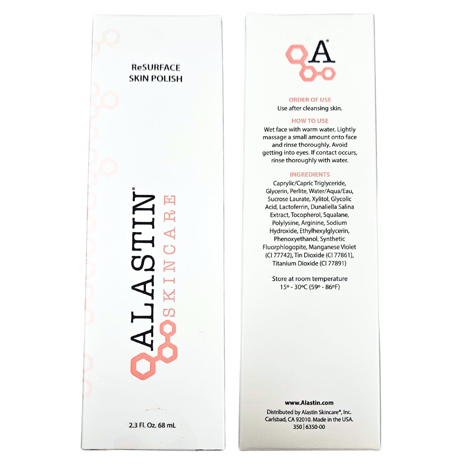 ALASTIN Skincare ReSURFACE Exfoliating Skin Polish (2.3 oz) – Glycolic Acid + Volcanic Minerals Scrub