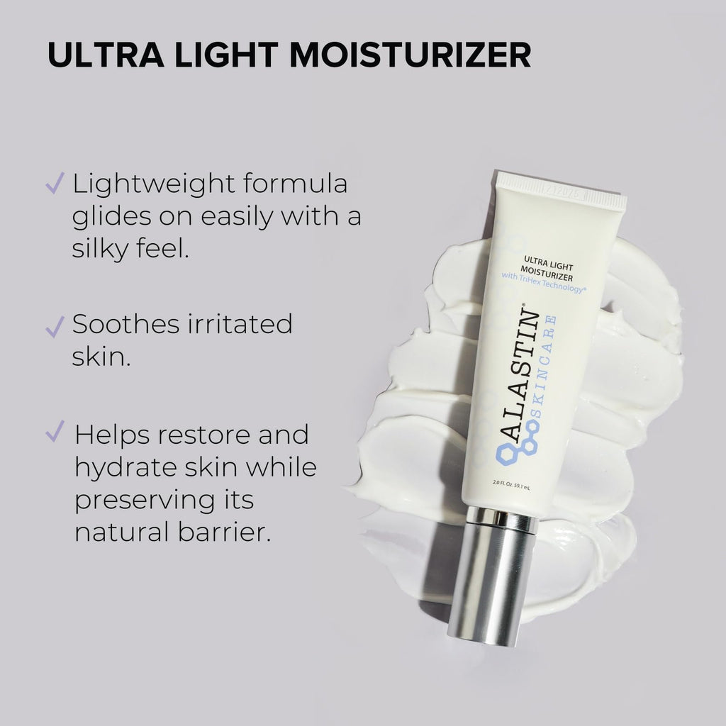 ALASTIN Skincare Ultra Light Daily Face Moisturizer (2 oz) | Lightweight Hydration with Ceramides
