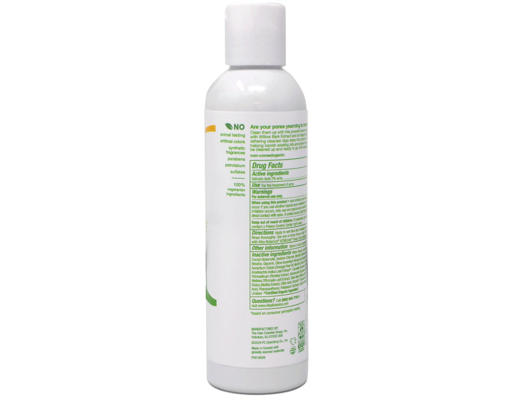 Alba Botanica Acnedote Deep Pore Wash – 6 oz Pack of 2 | 2% Salicylic Acid