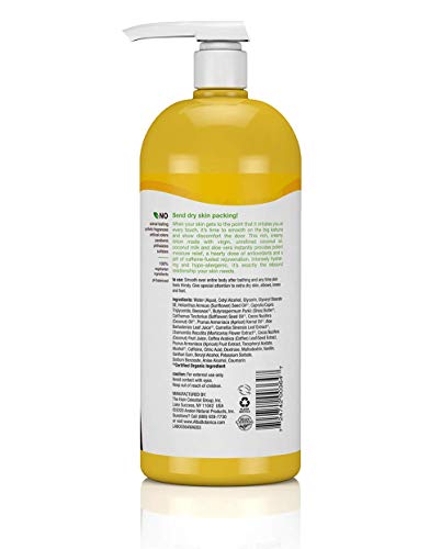 Alba Botanica Coconut Rescue Very Emollient Body Lotion, 32 oz – Packaging May Vary