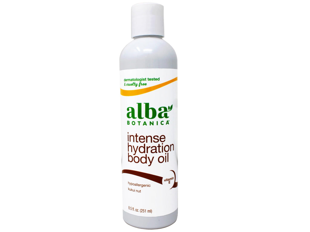 Alba Botanica Hawaiian Kukui Nut Body Oil – 2 Pack (8.5 oz each) – Cruelty-Free