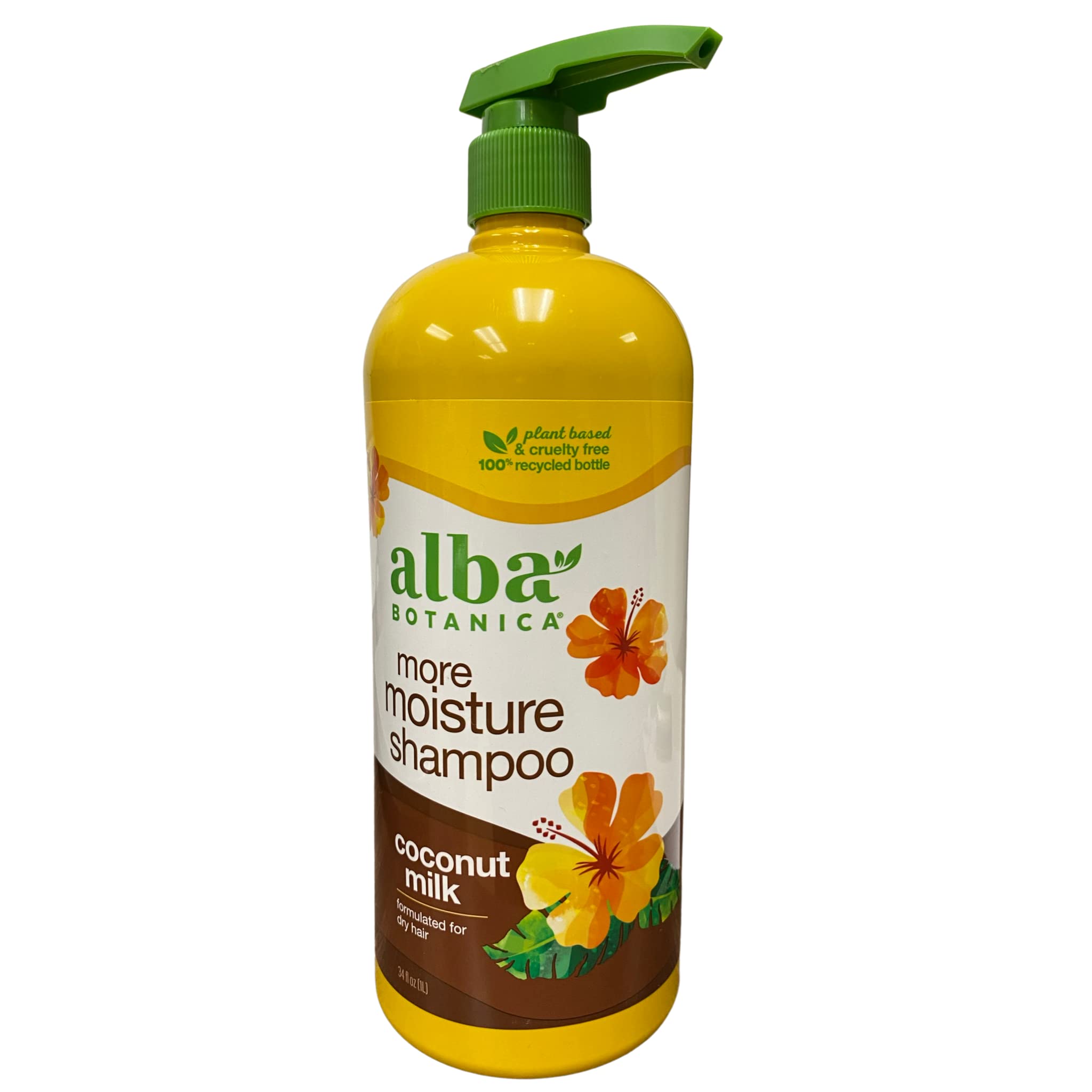 Alba Botanica More Moisture Shampoo Coconut Milk – 34 Oz