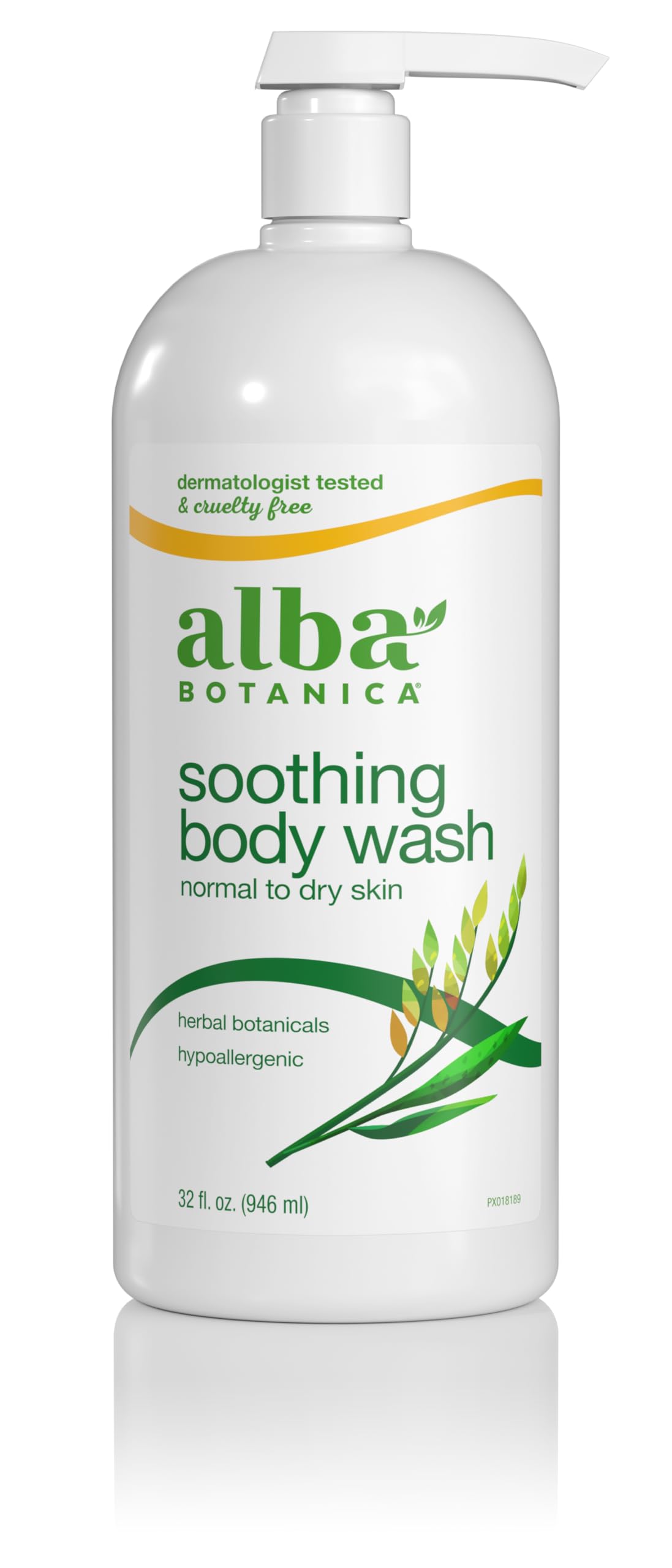Alba Botanica Soothing Body Wash for Dry Skin – 32 oz