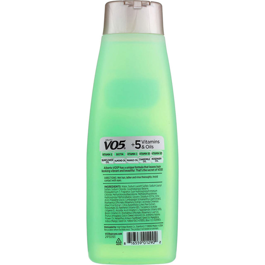 Alberto VO5 Clarifying Shampoo Kiwi Lime Squeeze 12.5 oz – Pack of 6