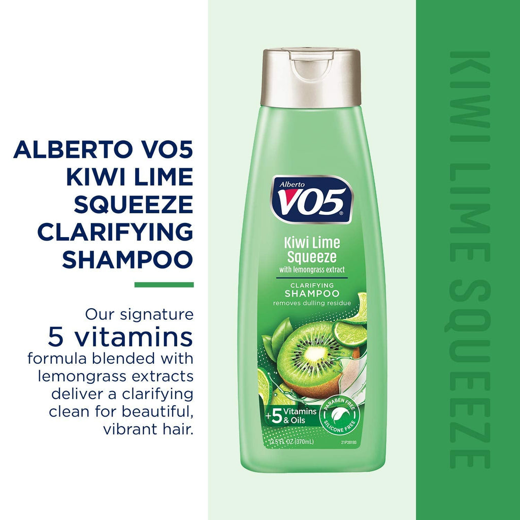 VO5 Herbal Escapes Kiwi Lime Squeeze Clarifying Shampoo – 12.5 oz